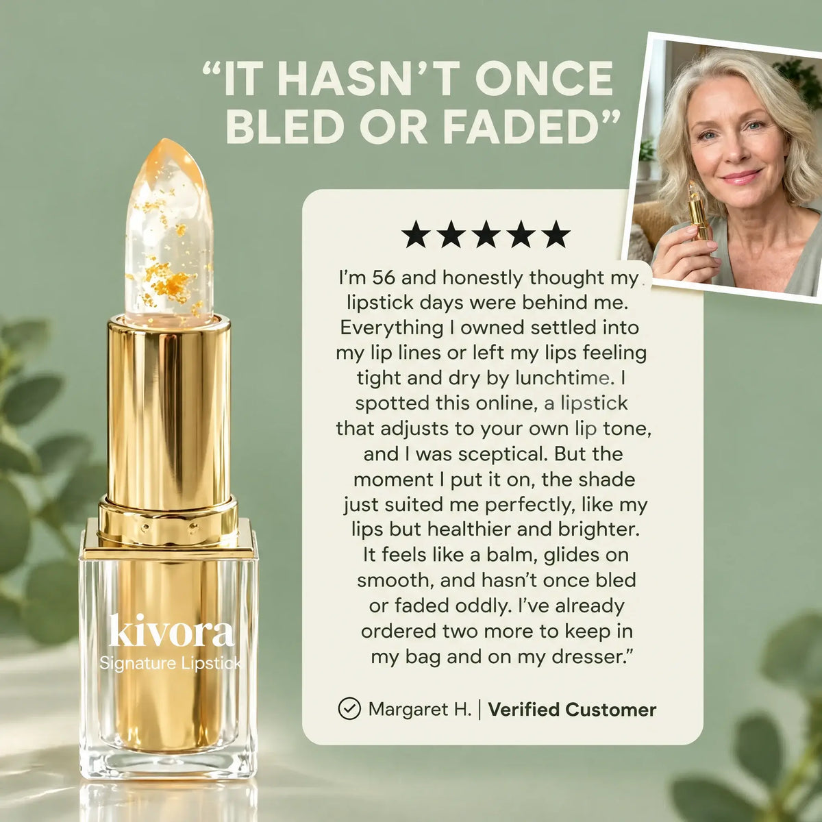 Kivora Lipstick for Mature Lips