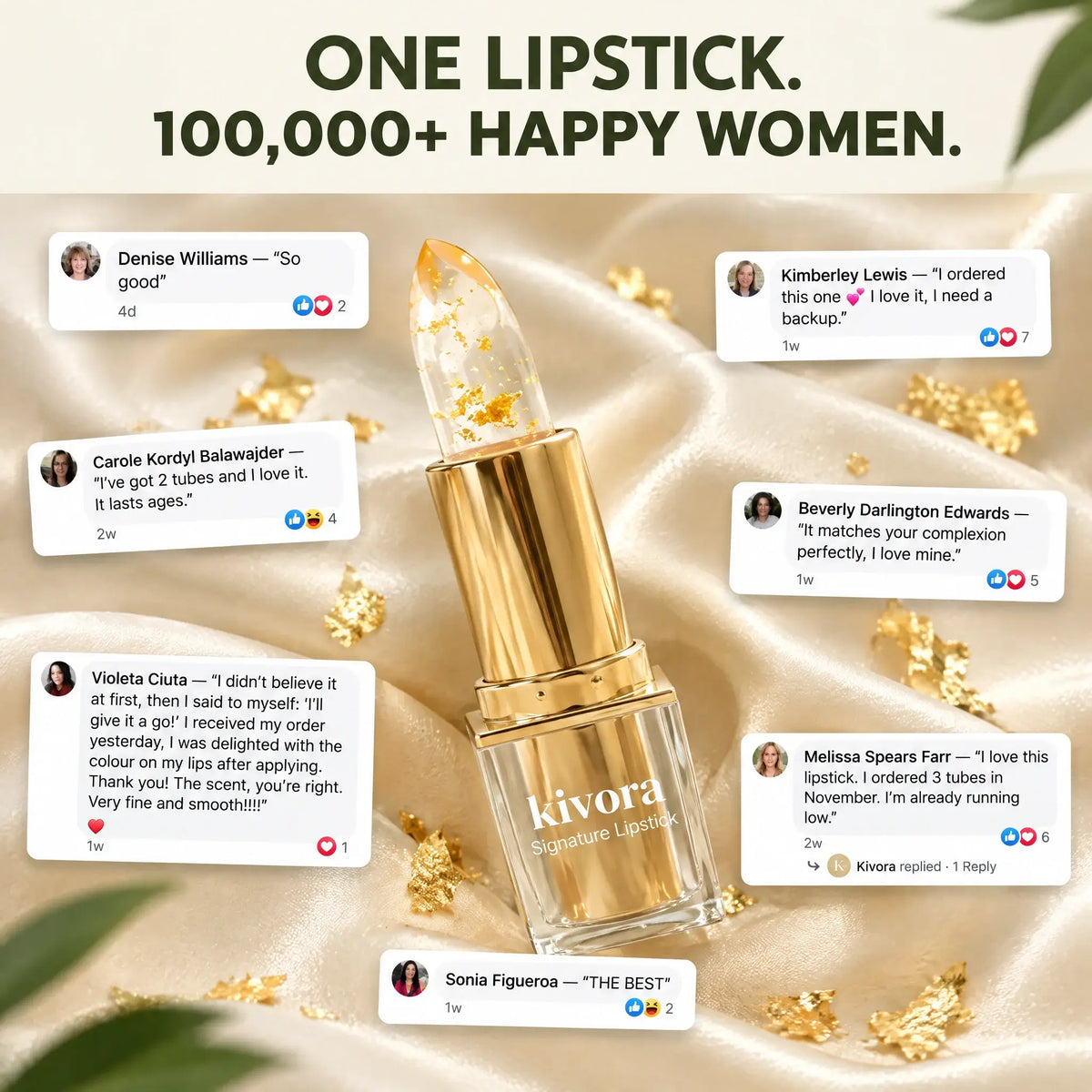Kivora Lipstick for Mature Lips