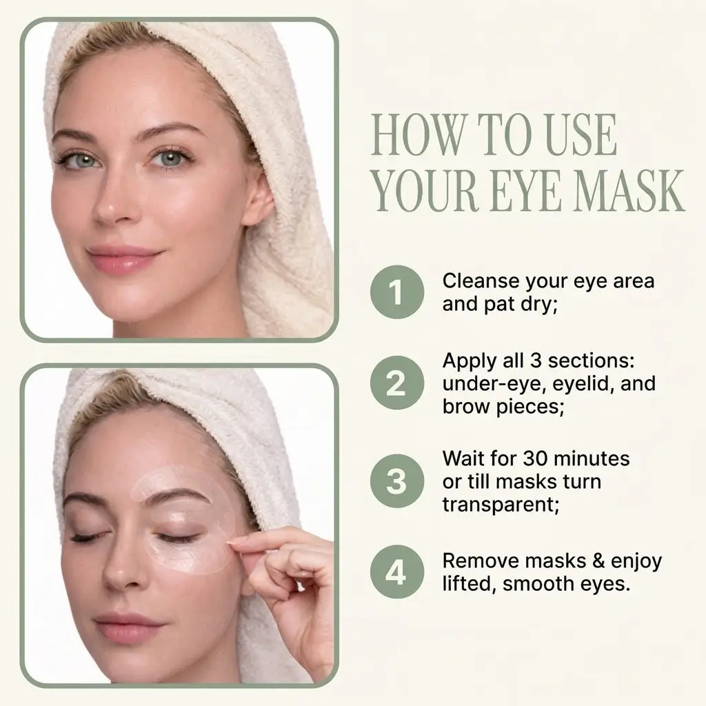 Peptide-Powered Deep Collagen Eye Mask