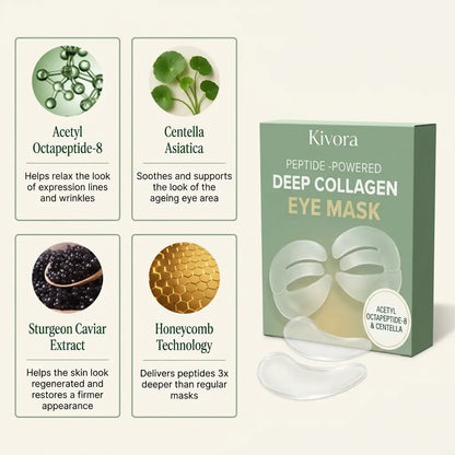 Peptide-Powered Deep Collagen Eye Mask
