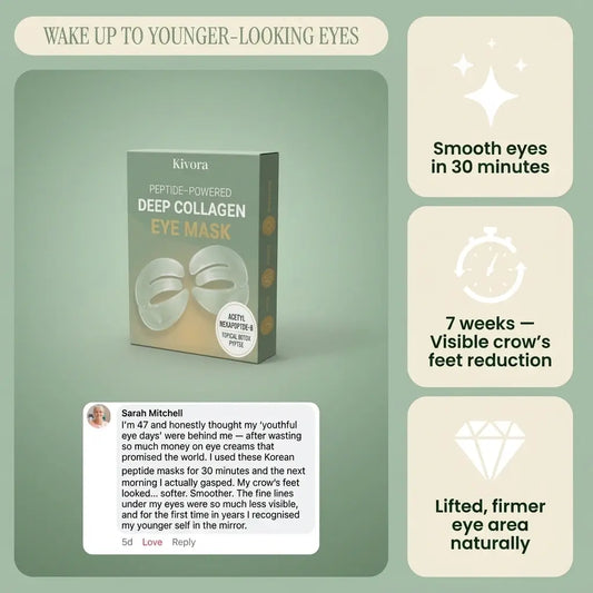 Peptide-Powered Deep Collagen Eye Mask