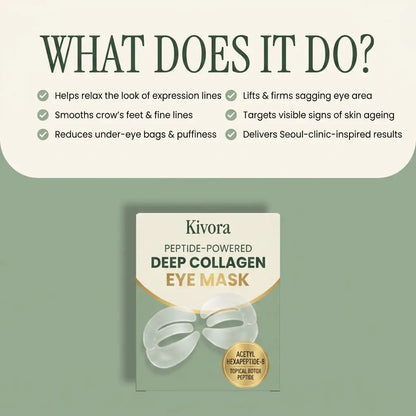 Peptide-Powered Deep Collagen Eye Mask
