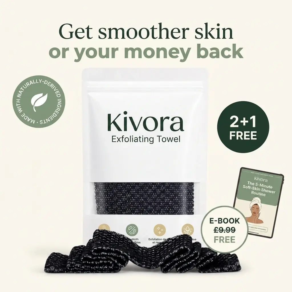 Kivora Exfoliating Shower Towel