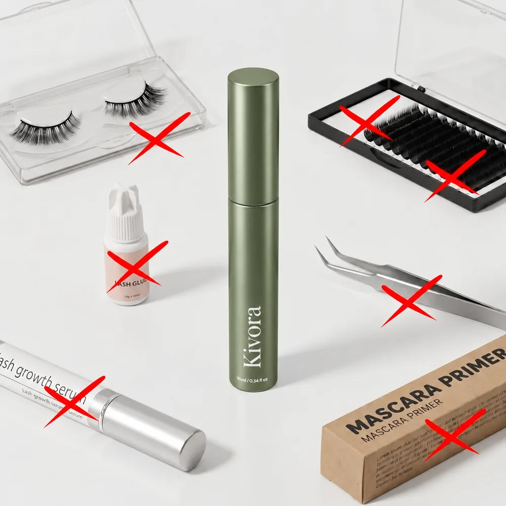 Kivora Lash Casting Mascara — Replaces Extensions and a Separate Serum.