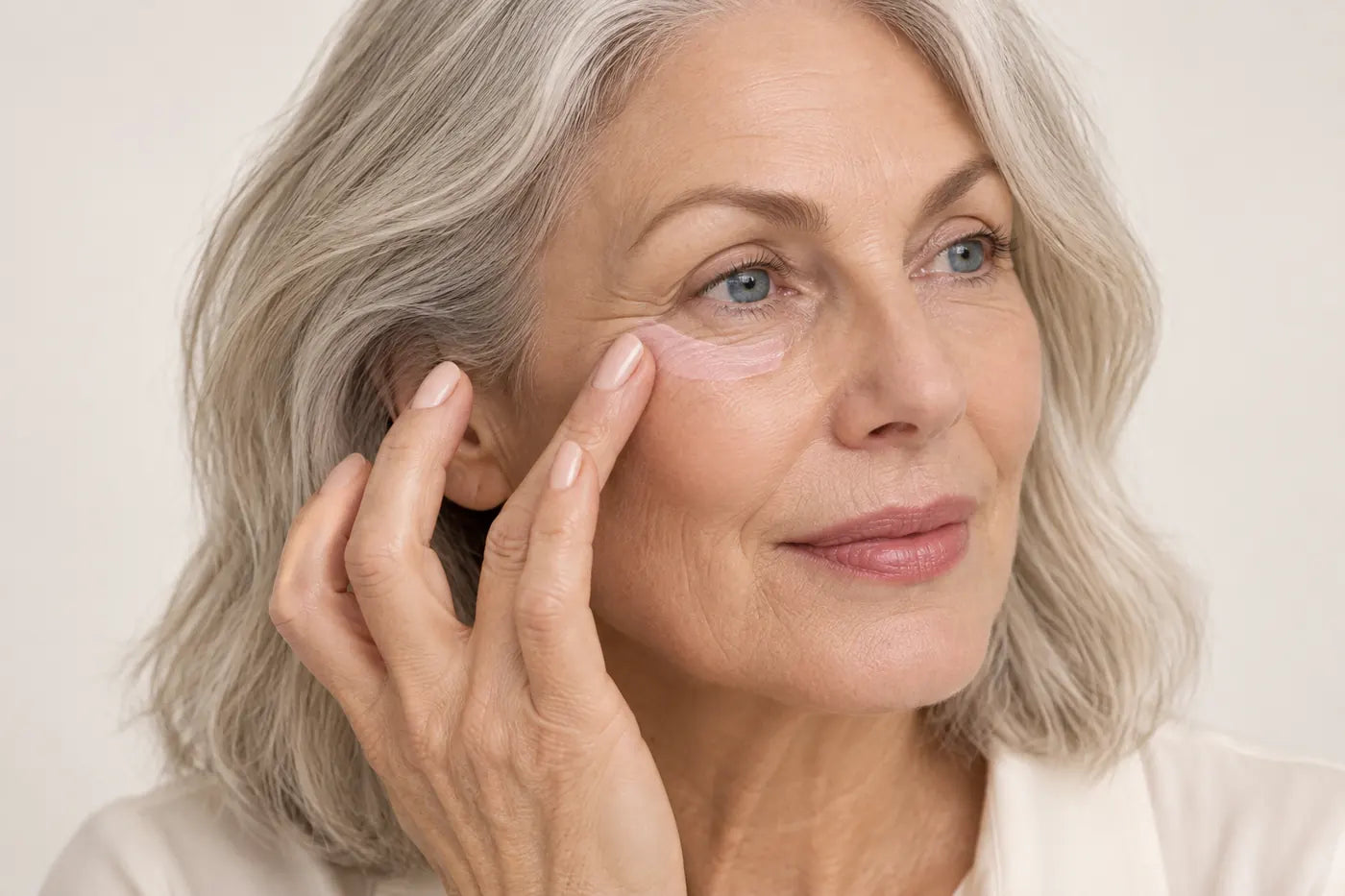 Gently pat and blend with your fingertip