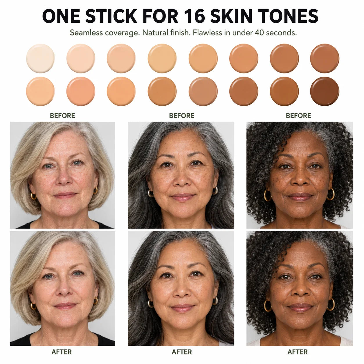 One stick for 16 skin tones